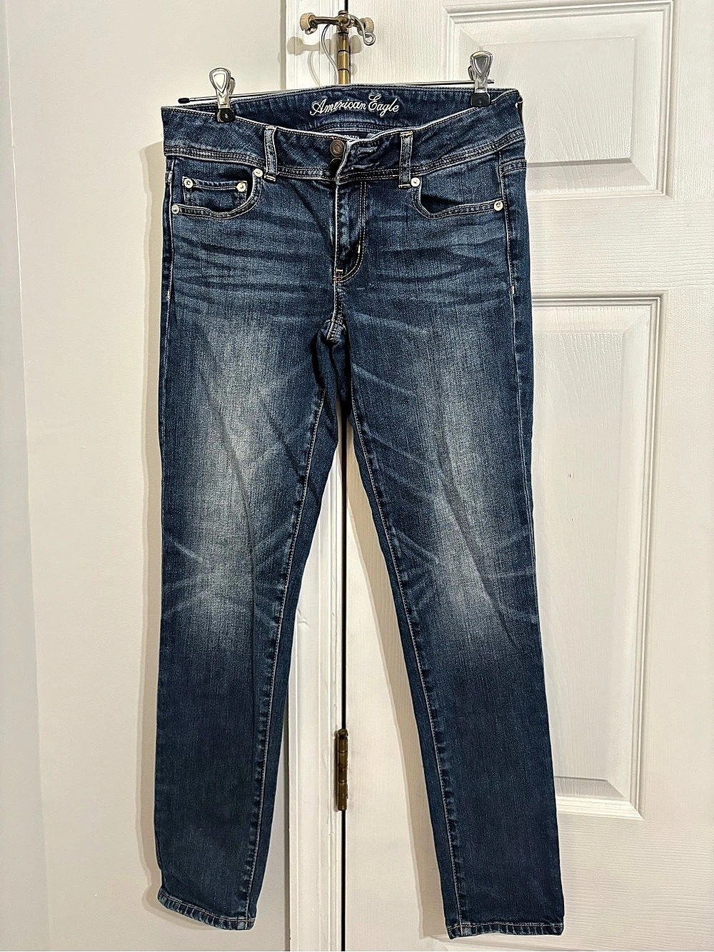 American Eagle Stretch Skinny Jeans Skinny Jeans in Blue